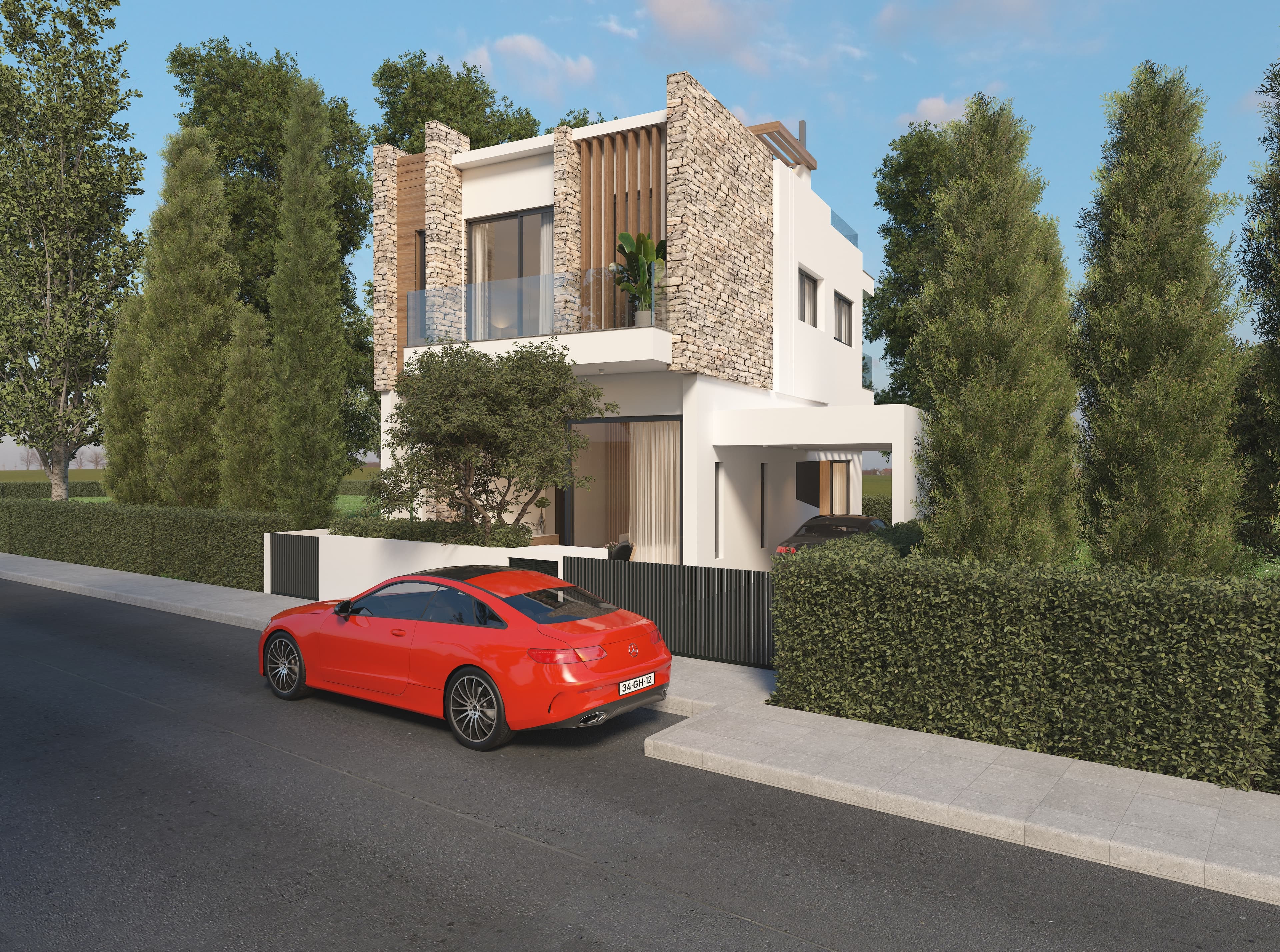 3-bedrooms house in Paphos, Cyprus.