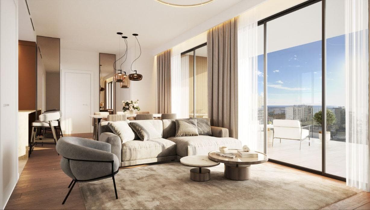 2-bedrooms apartments in Limassol, Cyprus.