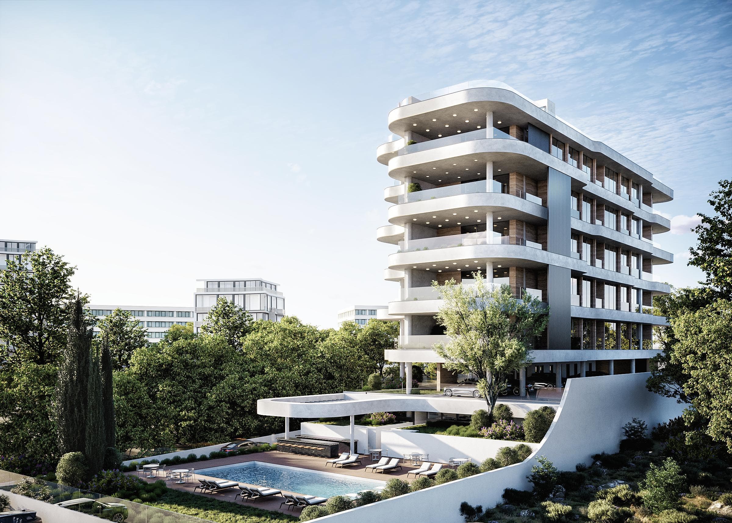 3-bedrooms apartments in Limassol, Cyprus.