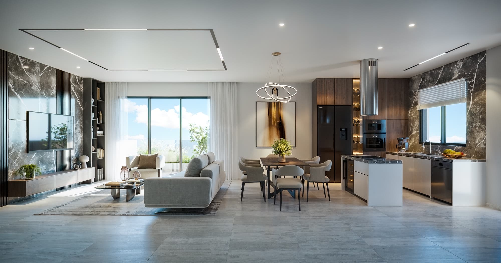 3-bedrooms apartments in Larnaca, Cyprus.