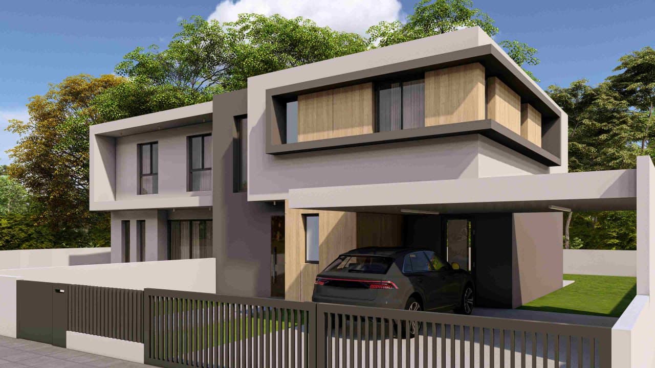 3-bedrooms house in Nicosia, Cyprus.