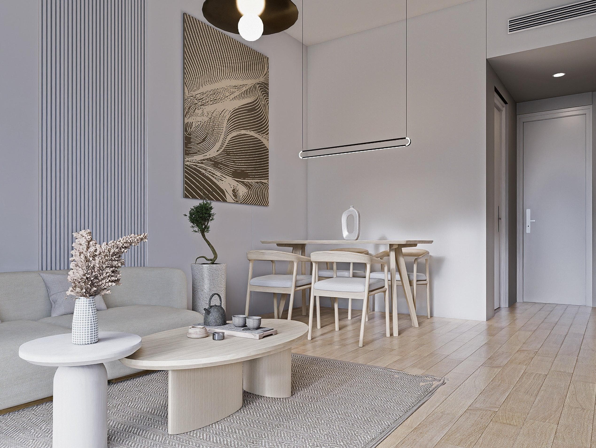 2-bedrooms apartments in Limassol, Cyprus.