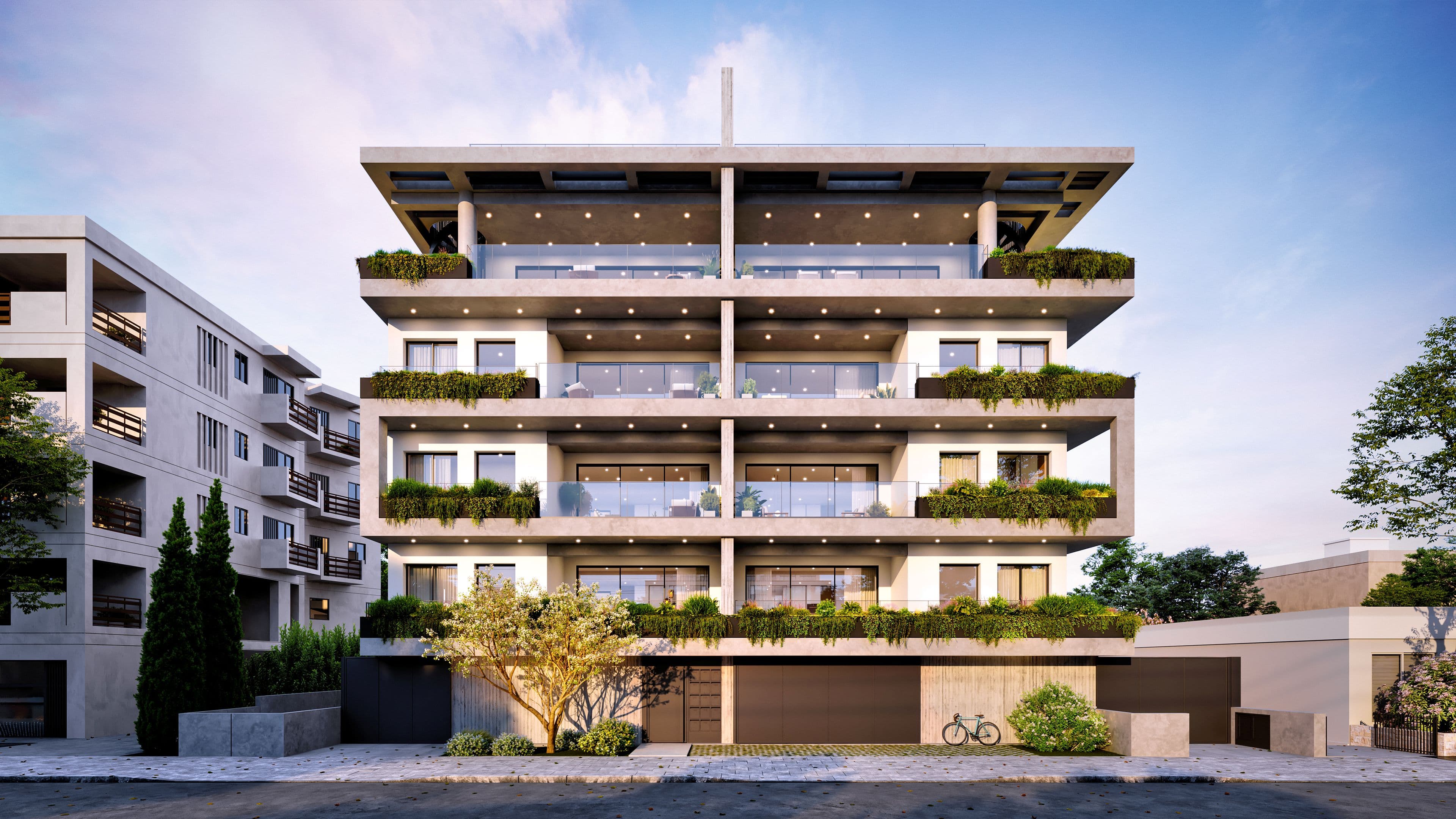 2-bedrooms apartments in Limassol, Cyprus.