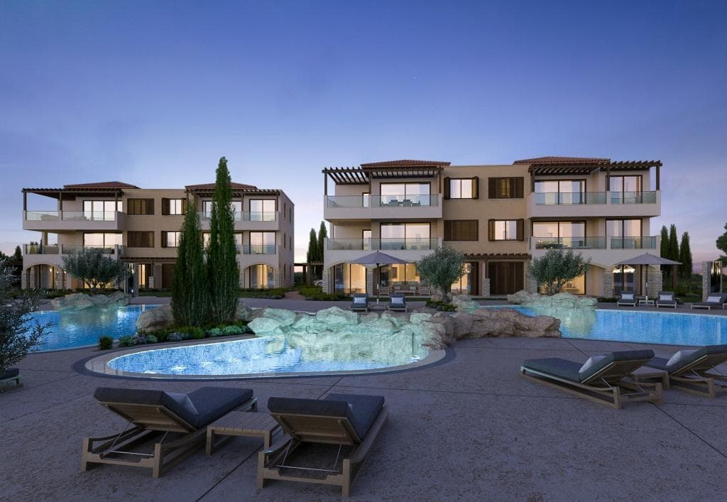3-bedrooms apartments in Paphos, Cyprus.