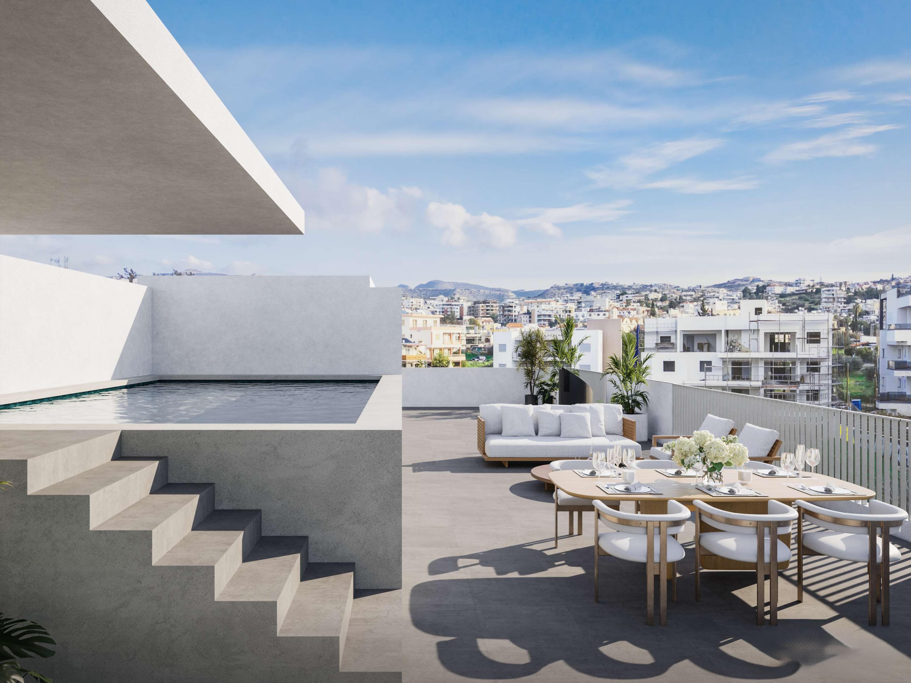 2-bedrooms apartments in Limassol, Cyprus.
