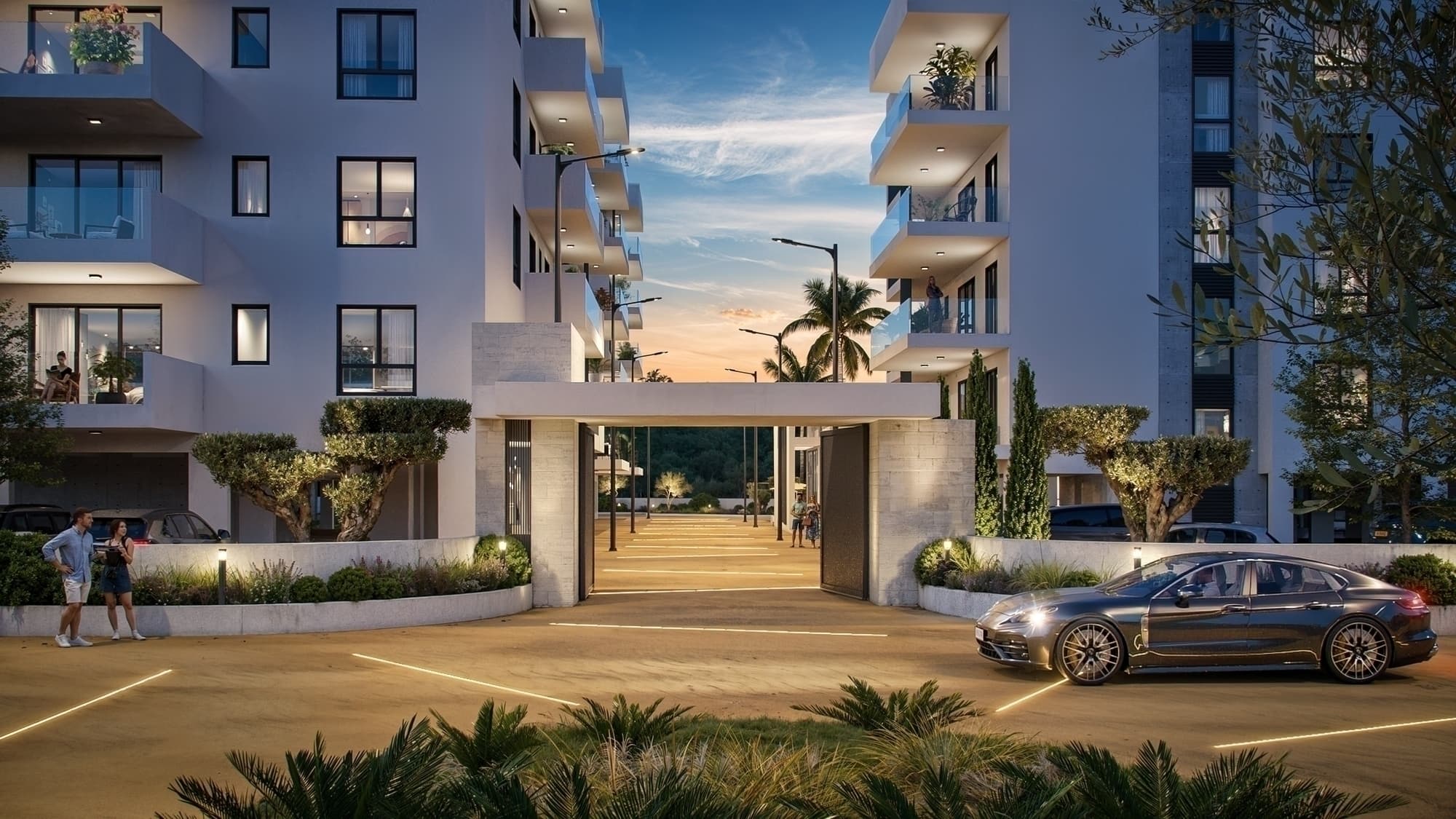 2-bedrooms apartments in Larnaca, Cyprus.