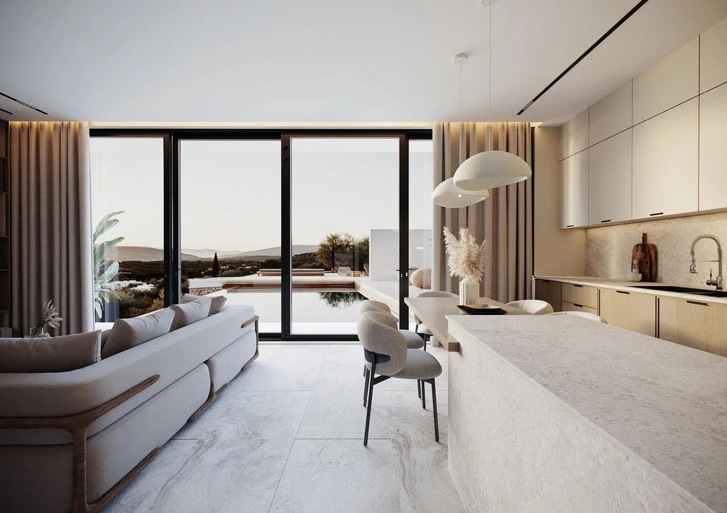 2-bedrooms house in Limassol, Cyprus.