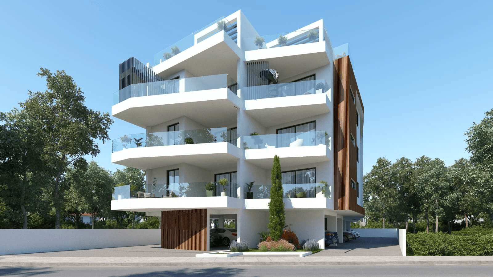 2-bedrooms apartments in Larnaca, Cyprus.