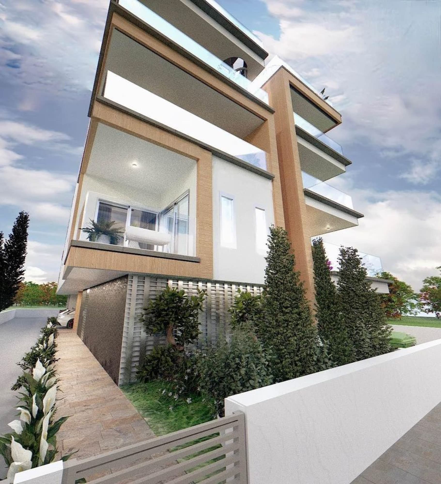 2-bedrooms apartments in Nicosia, Cyprus.