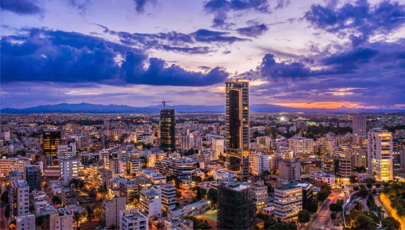 2-bedrooms apartments in Nicosia, Cyprus.