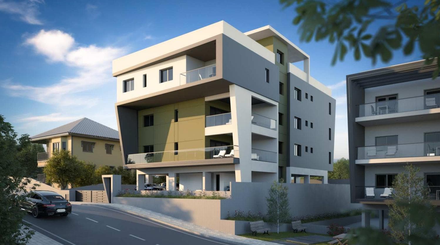 2-bedrooms apartments in Limassol, Cyprus.