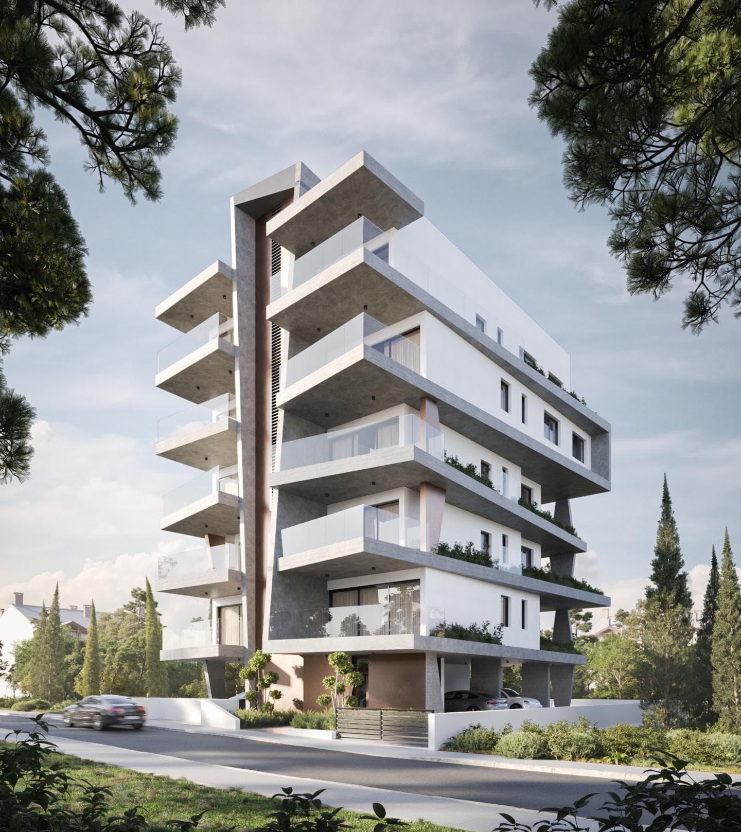 2-bedrooms apartments in Nicosia, Cyprus.