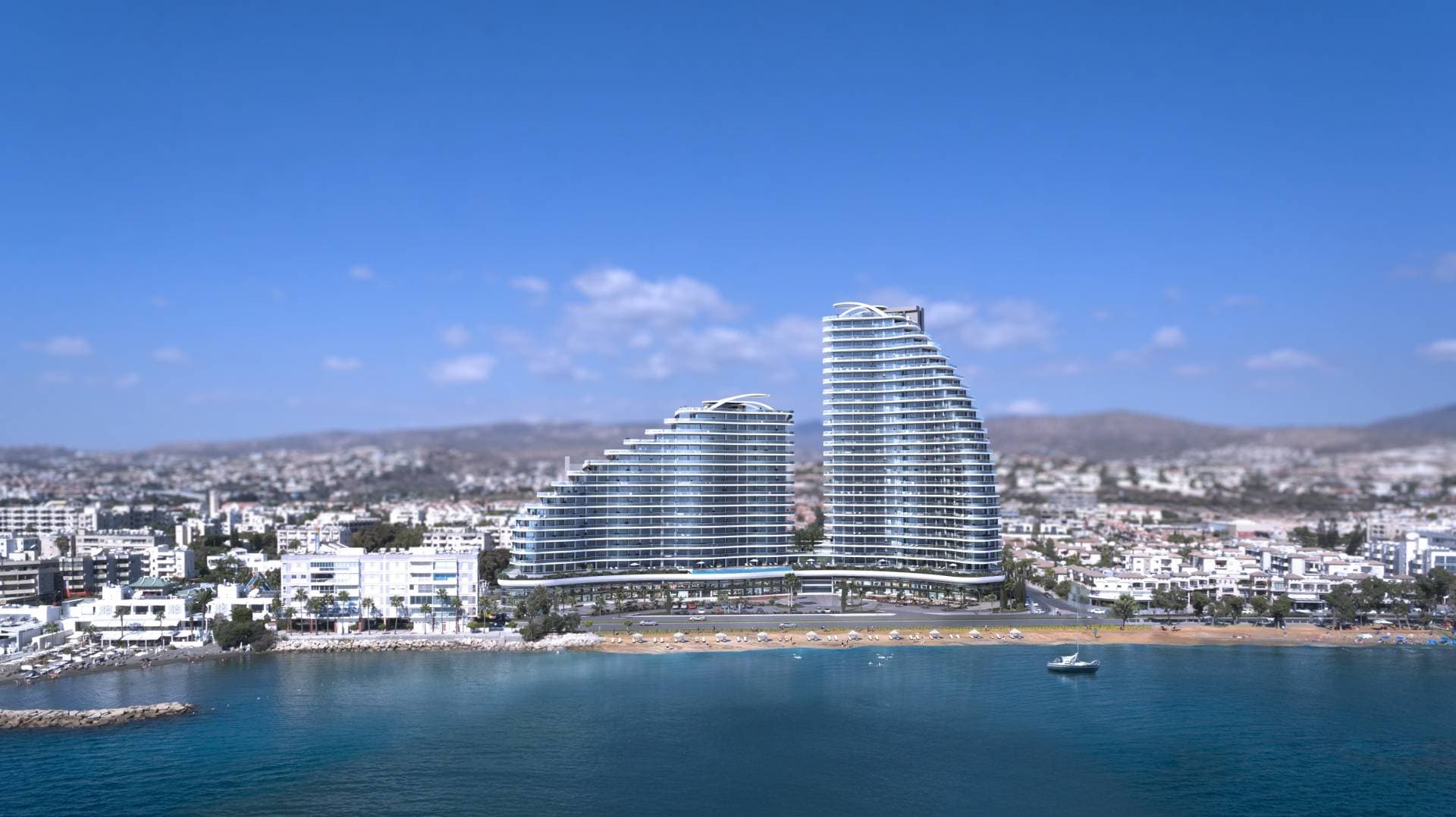 1-bedrooms apartments in Limassol, Cyprus.