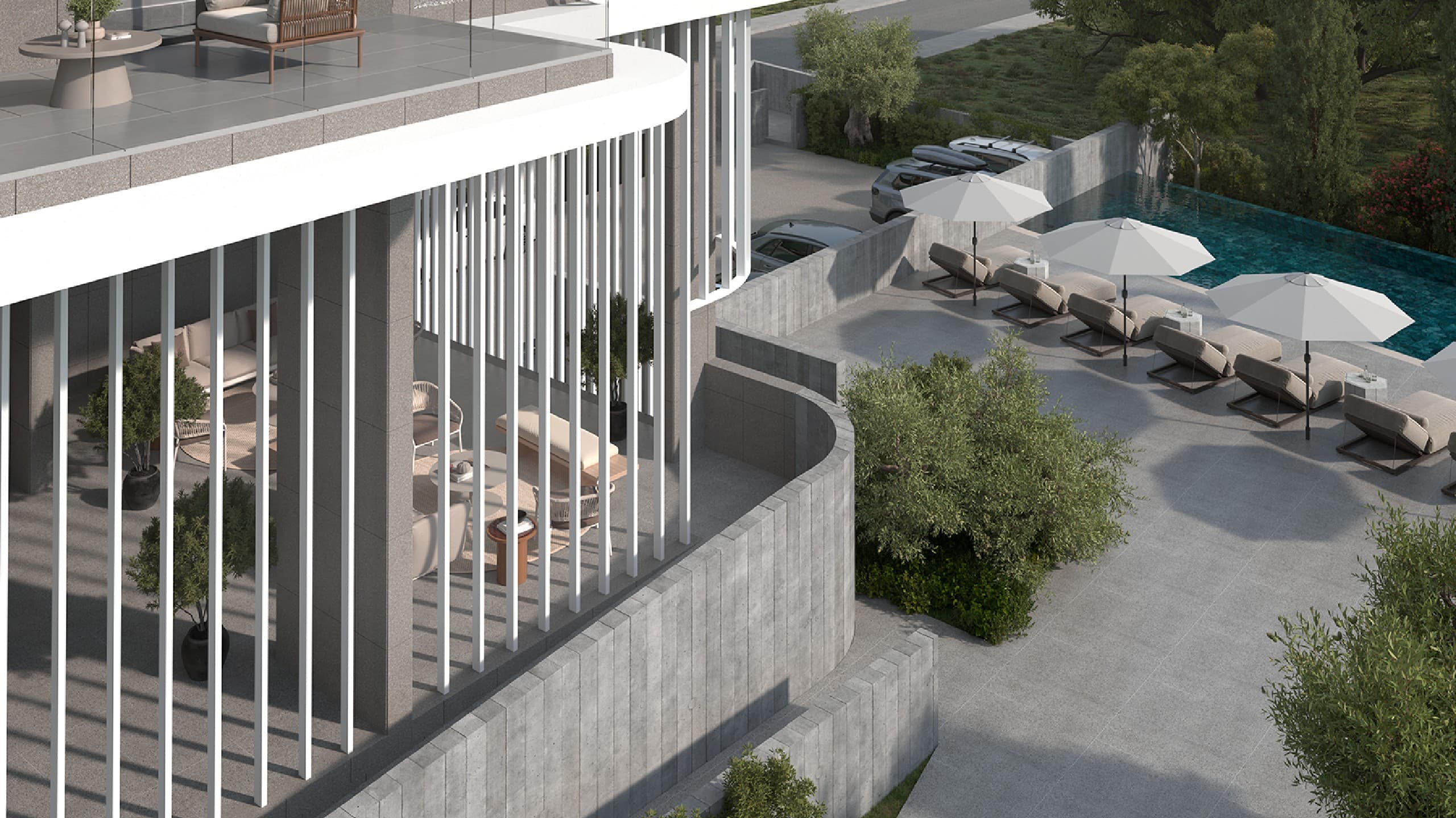 1-bedrooms apartments in Limassol, Cyprus.