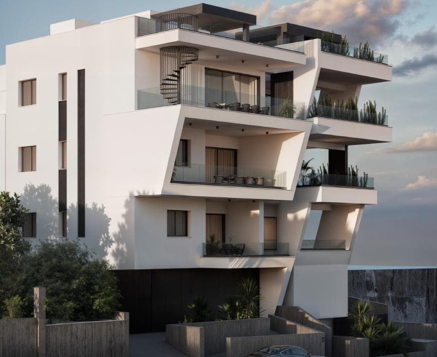 2-bedrooms apartments in Limassol, Cyprus.