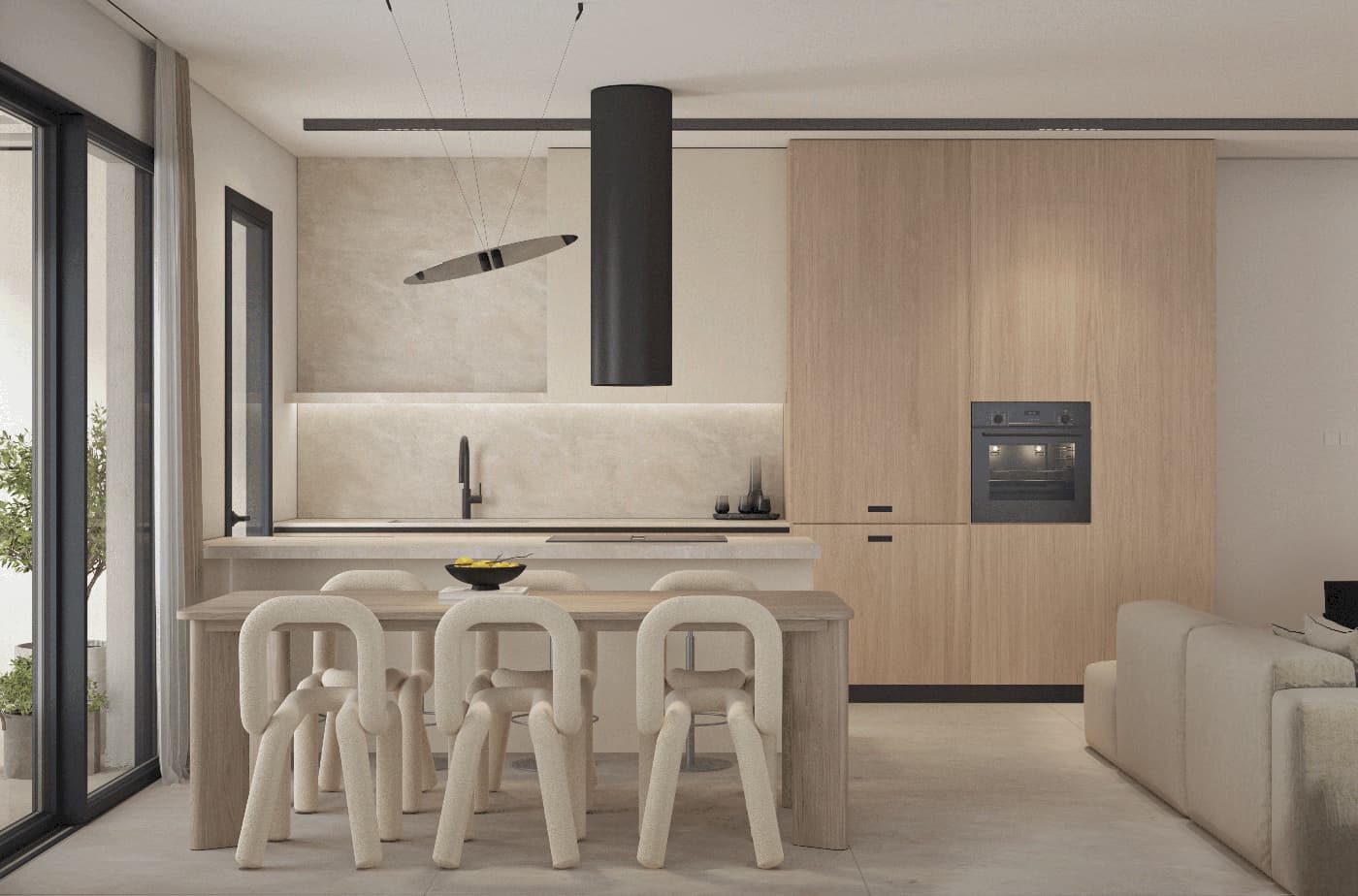 2-bedrooms apartments in Nicosia, Cyprus.