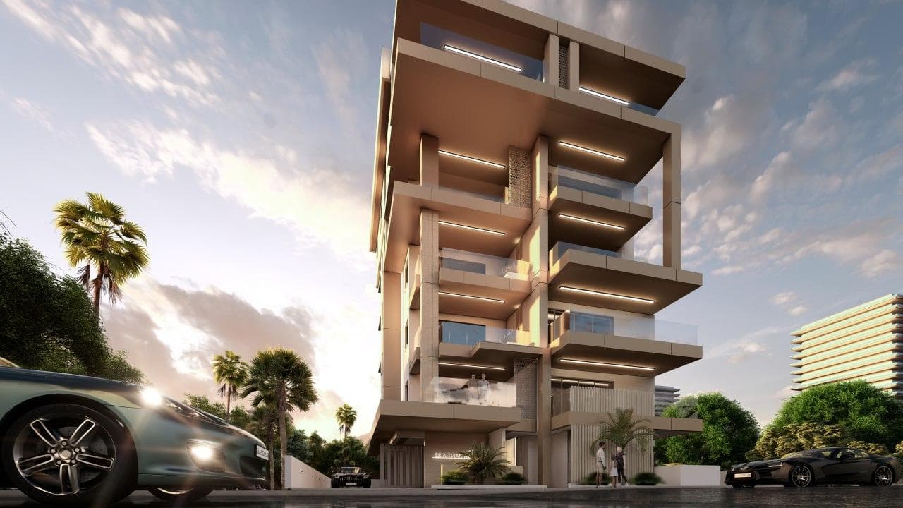 2-bedrooms apartments in Nicosia, Cyprus.
