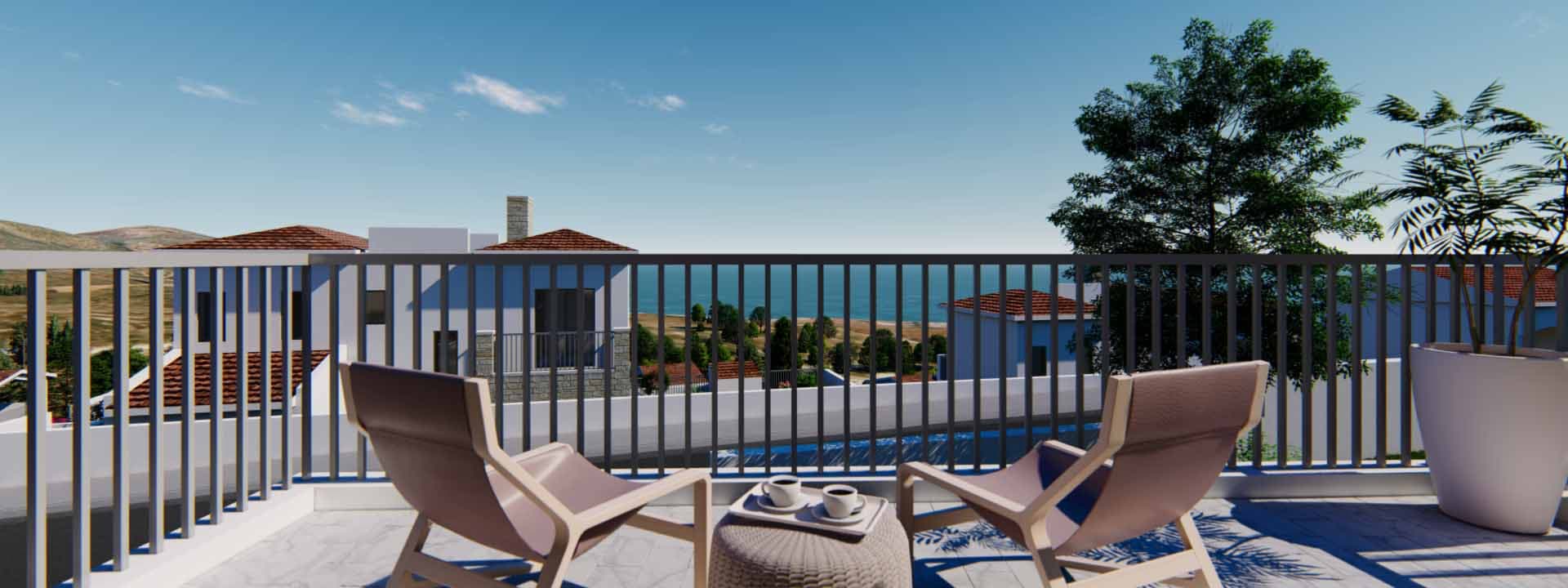 3-bedrooms house in Paphos, Cyprus.
