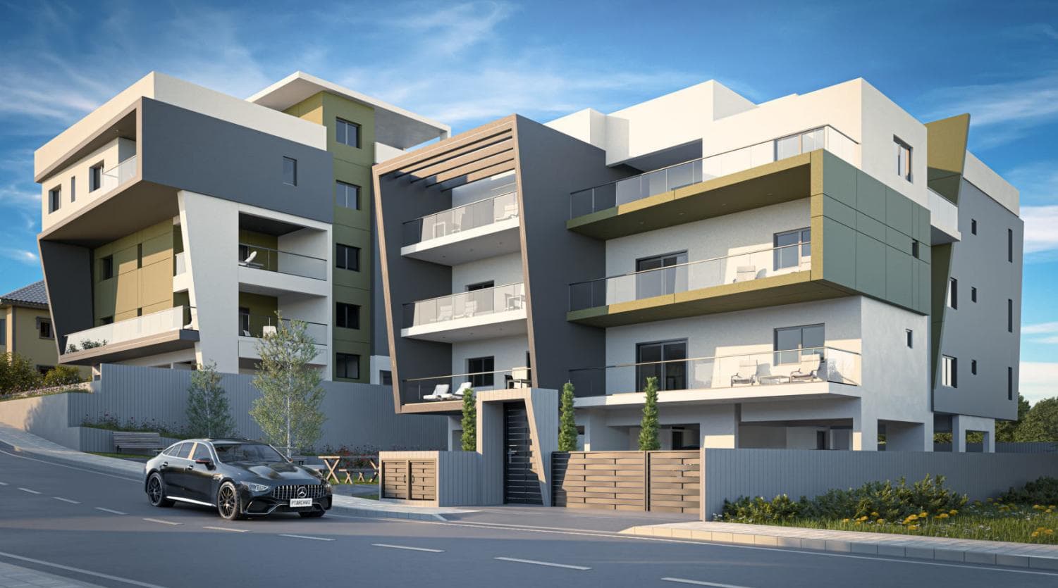 2-bedrooms apartments in Limassol, Cyprus.