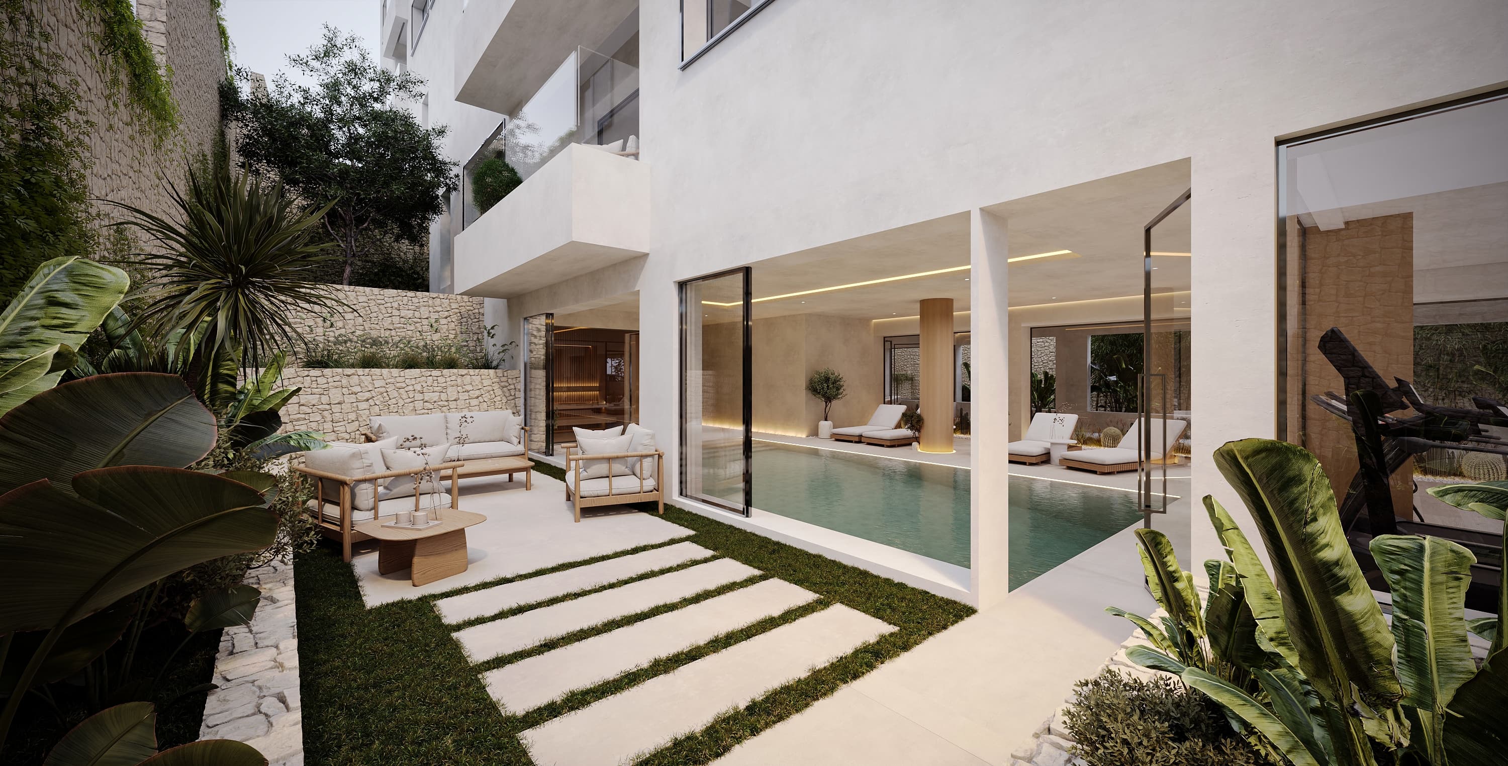 2-bedrooms apartments in Paphos, Cyprus.
