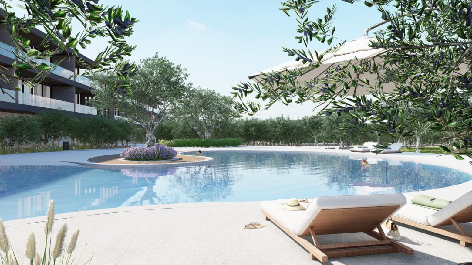 2-bedrooms apartments in Paphos, Cyprus.
