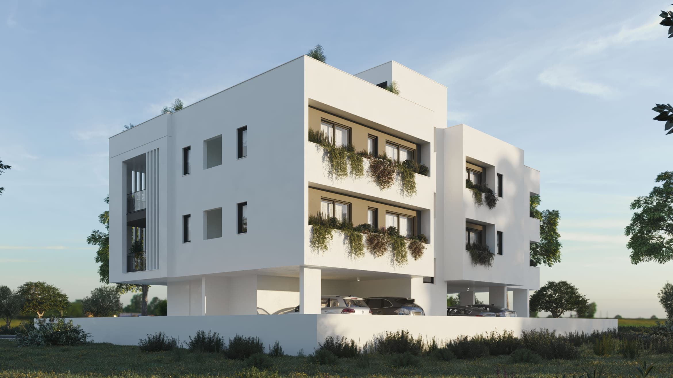 2-bedrooms apartments in Larnaca, Cyprus.