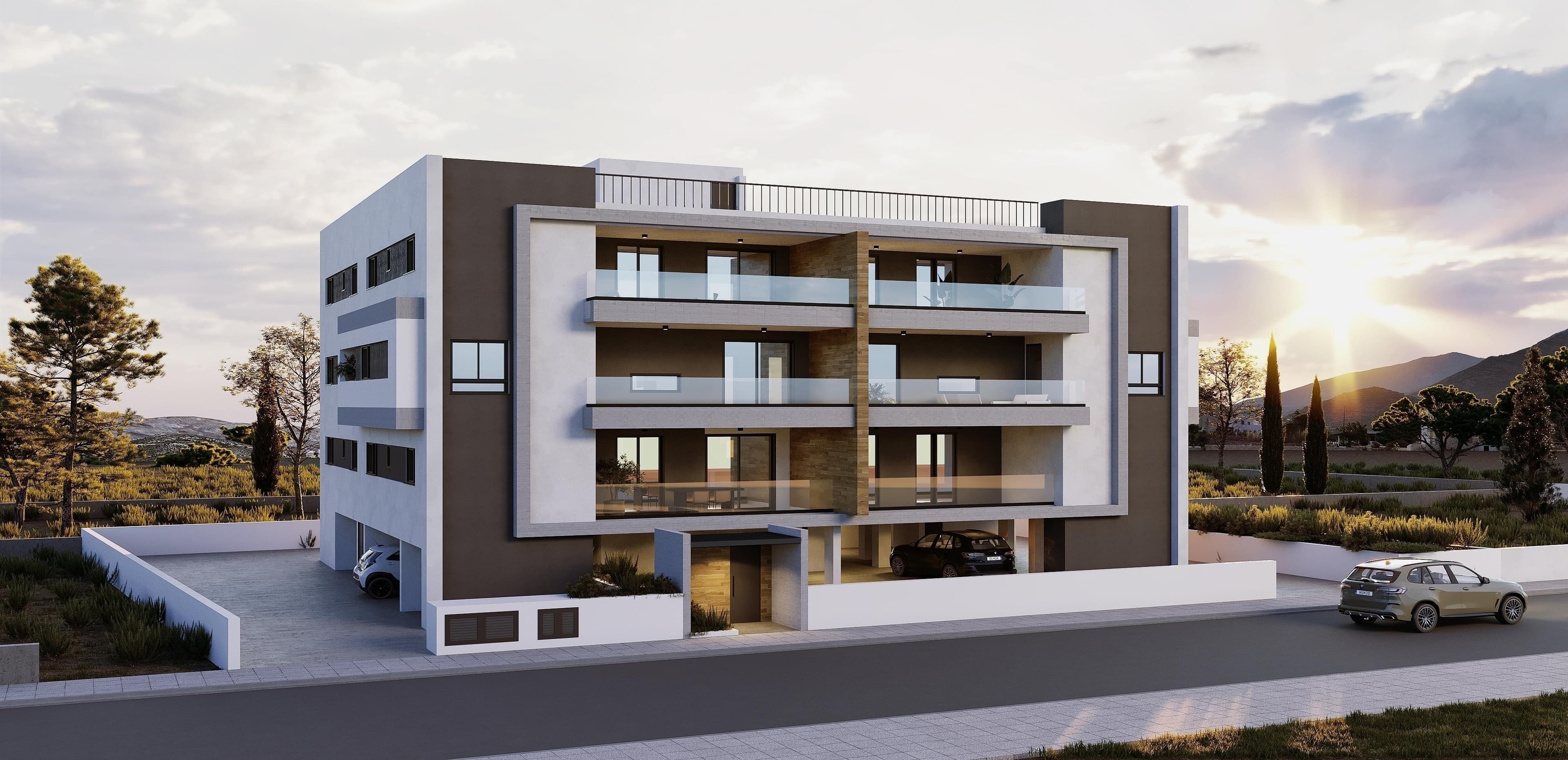 2-bedrooms apartments in Limassol, Cyprus.