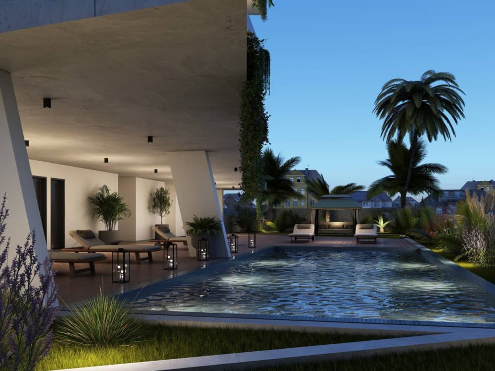 2-bedrooms apartments in Limassol, Cyprus.