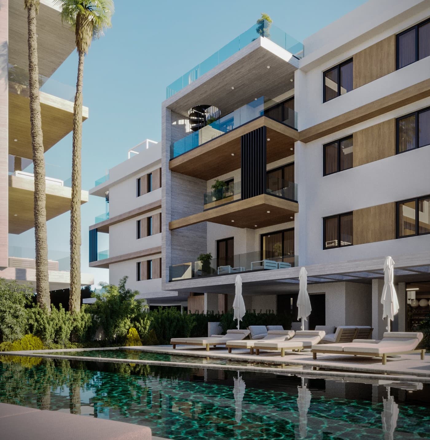 2-bedrooms apartments in Larnaca, Cyprus.