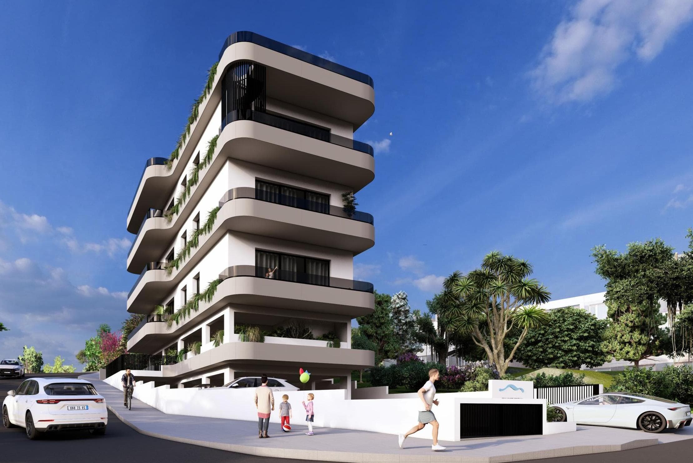 2-bedrooms apartments in Limassol, Cyprus.