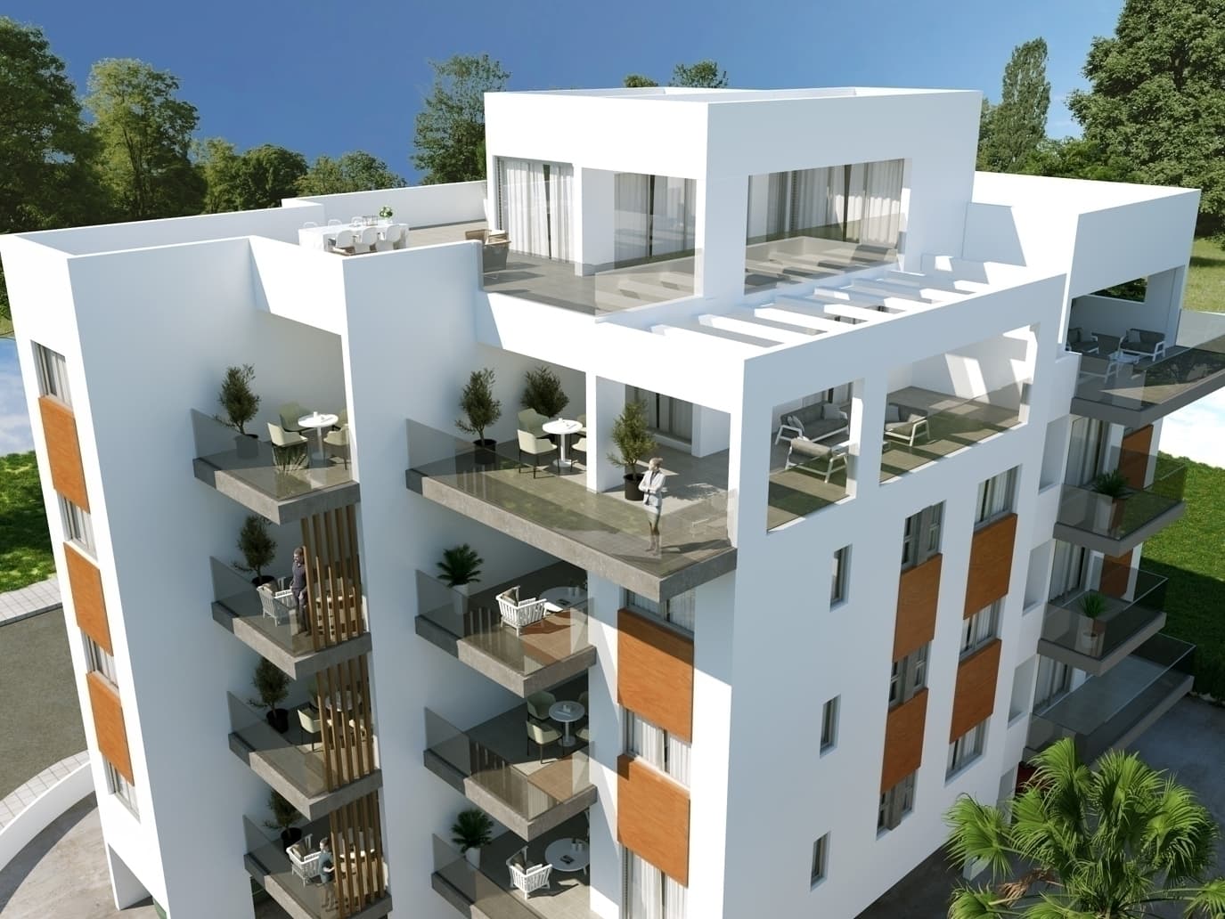 3-bedrooms apartments in Limassol, Cyprus.