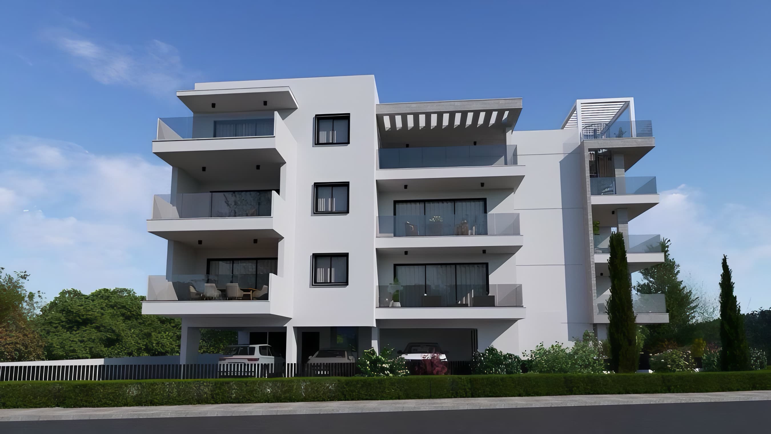 3-bedrooms apartments in Nicosia, Cyprus.