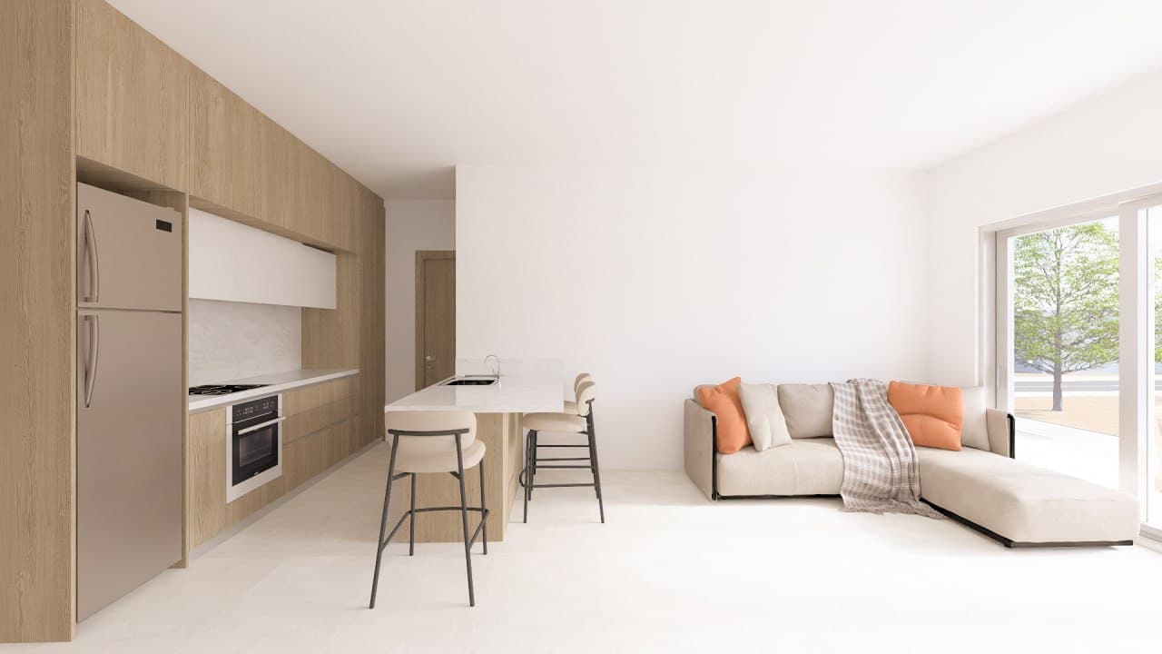 2-bedrooms apartments in Nicosia, Cyprus.