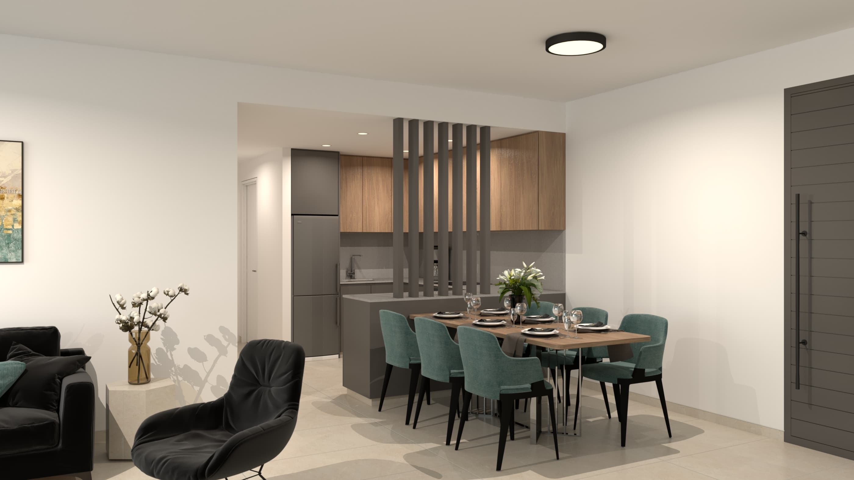 3-bedrooms apartments in Paphos, Cyprus.