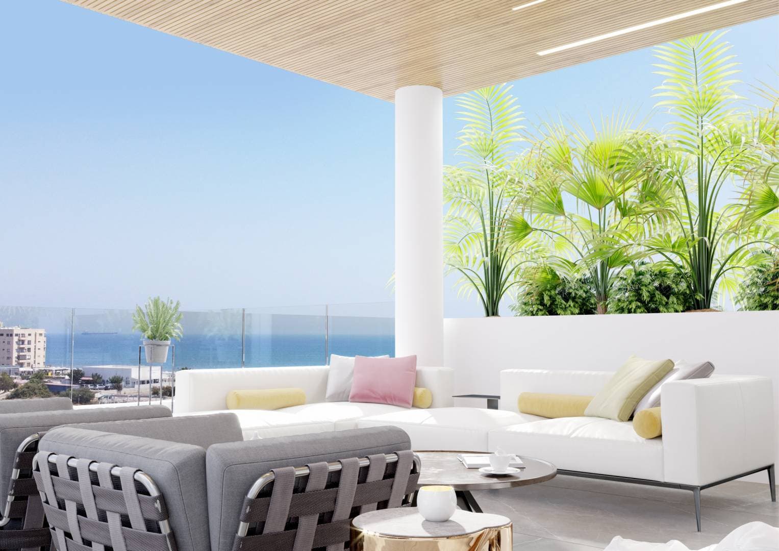 2-bedrooms apartments in Larnaca, Cyprus.