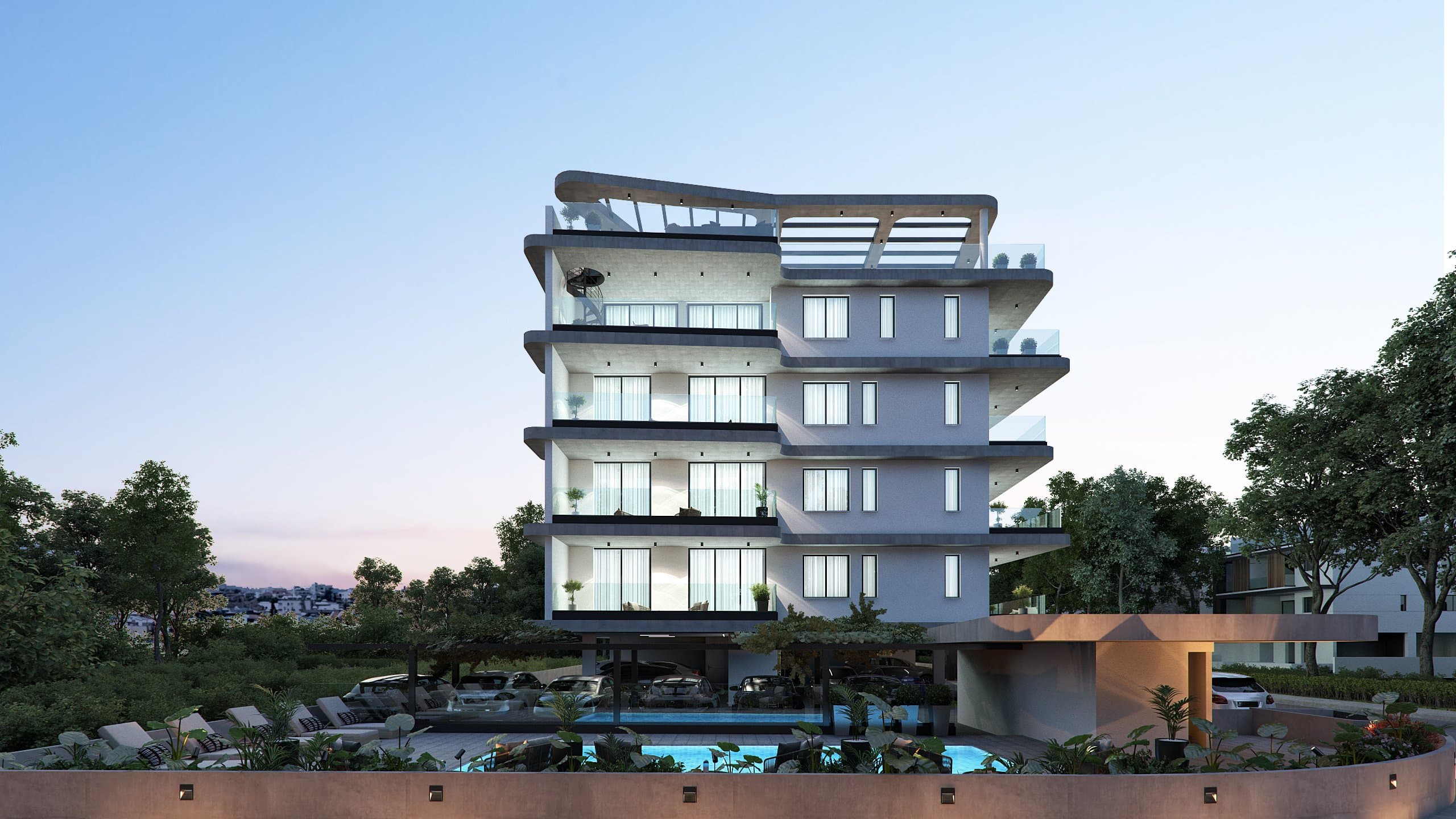 2-bedrooms apartments in Larnaca, Cyprus.
