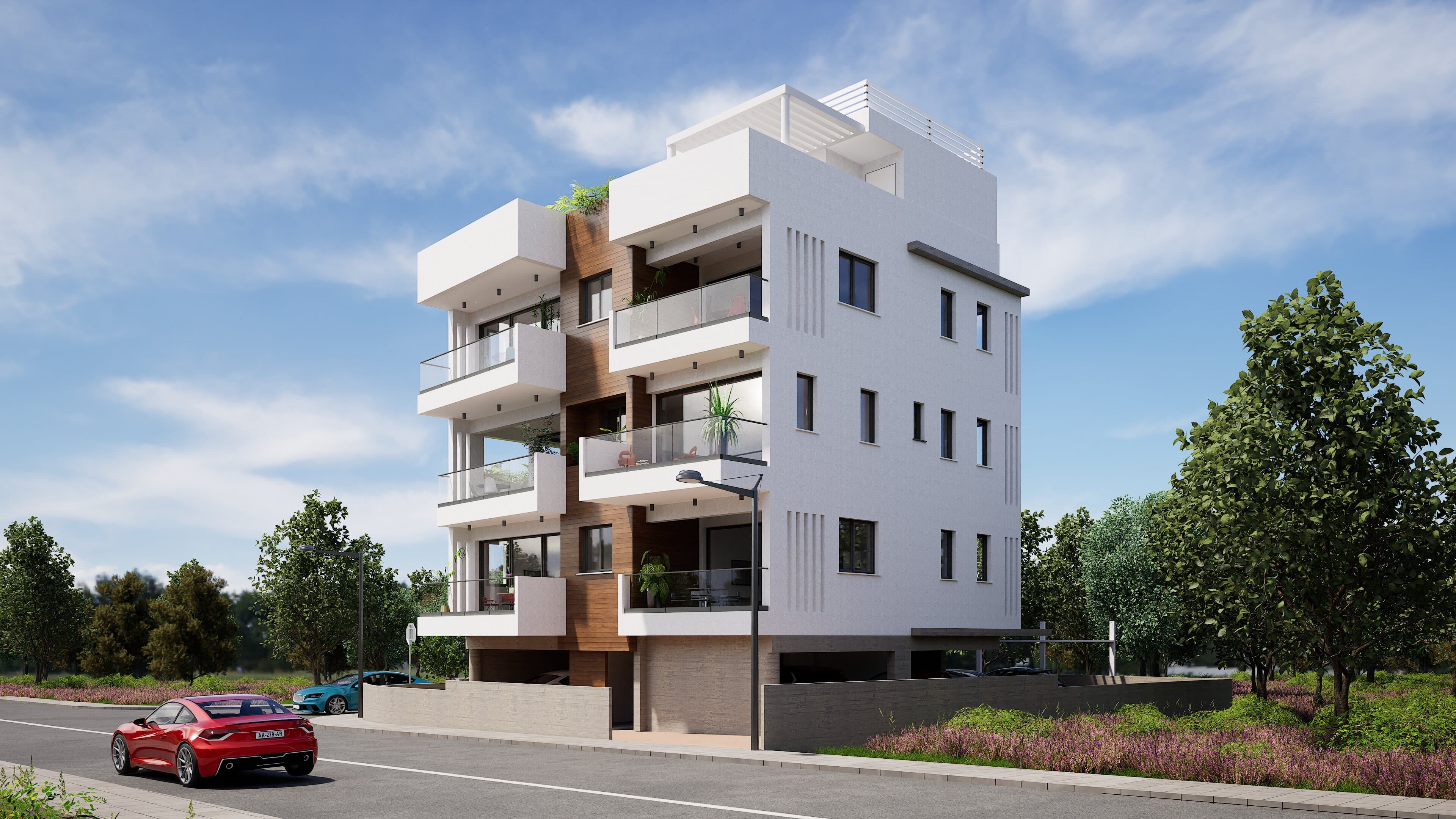 1-bedrooms apartments in Paphos, Cyprus.