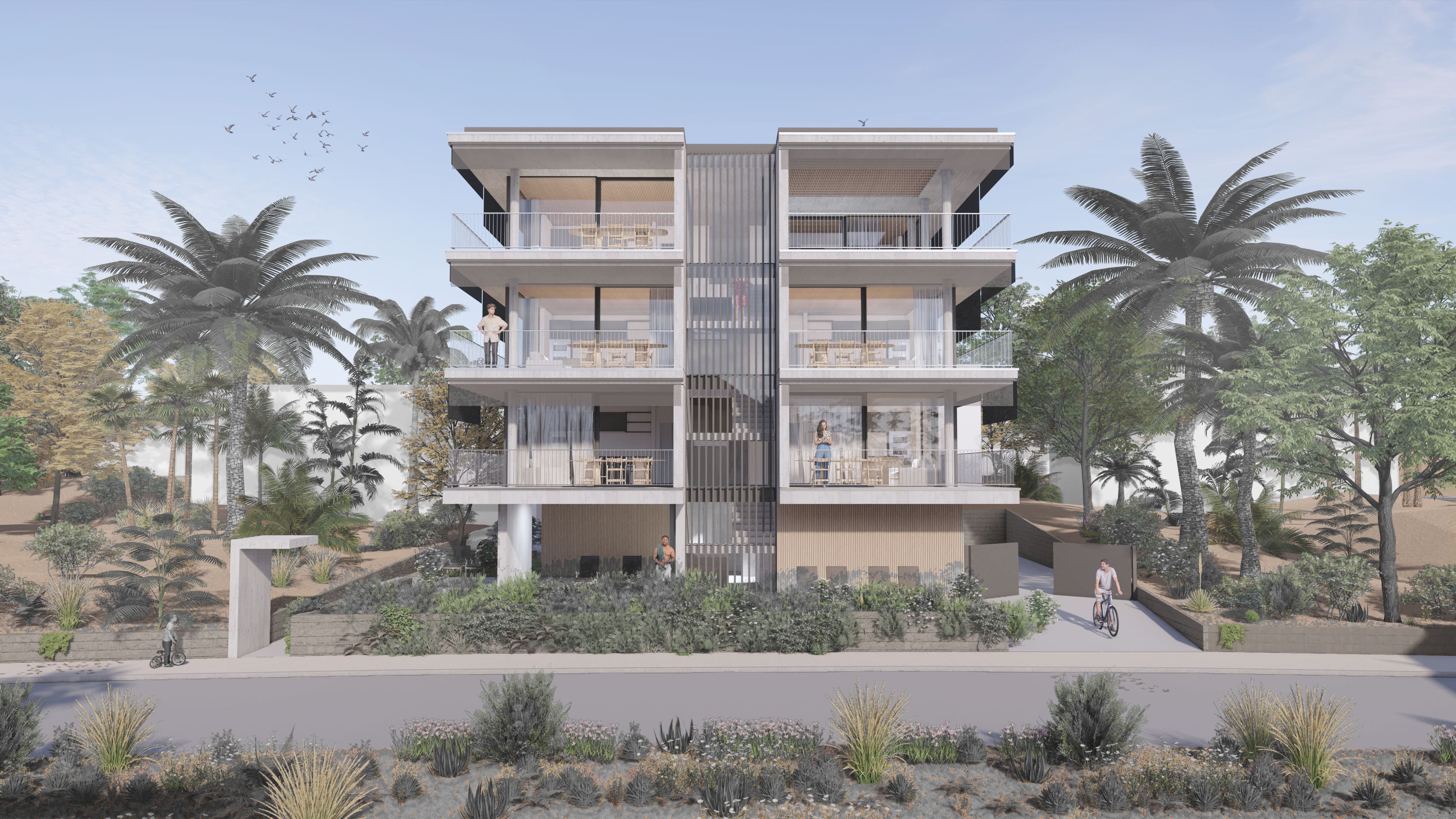 2-bedrooms apartments in Paphos, Cyprus.
