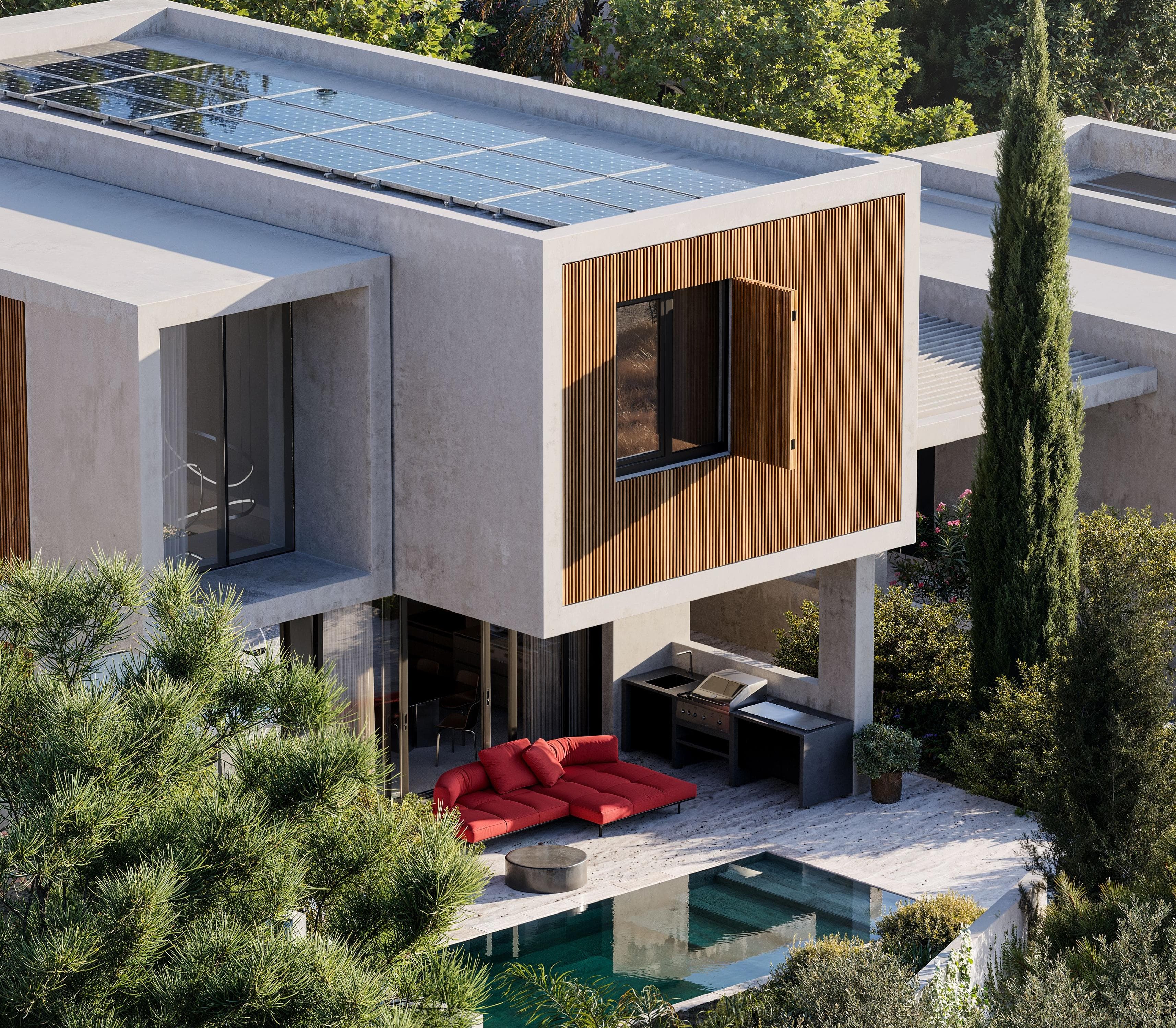 3-bedrooms house in Limassol, Cyprus.