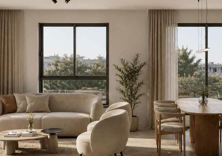 3-bedrooms apartments in Nicosia, Cyprus.