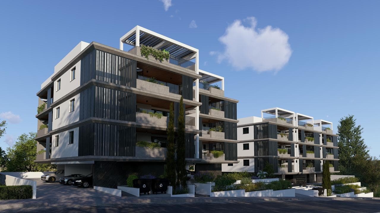 2-bedrooms apartments in Nicosia, Cyprus.