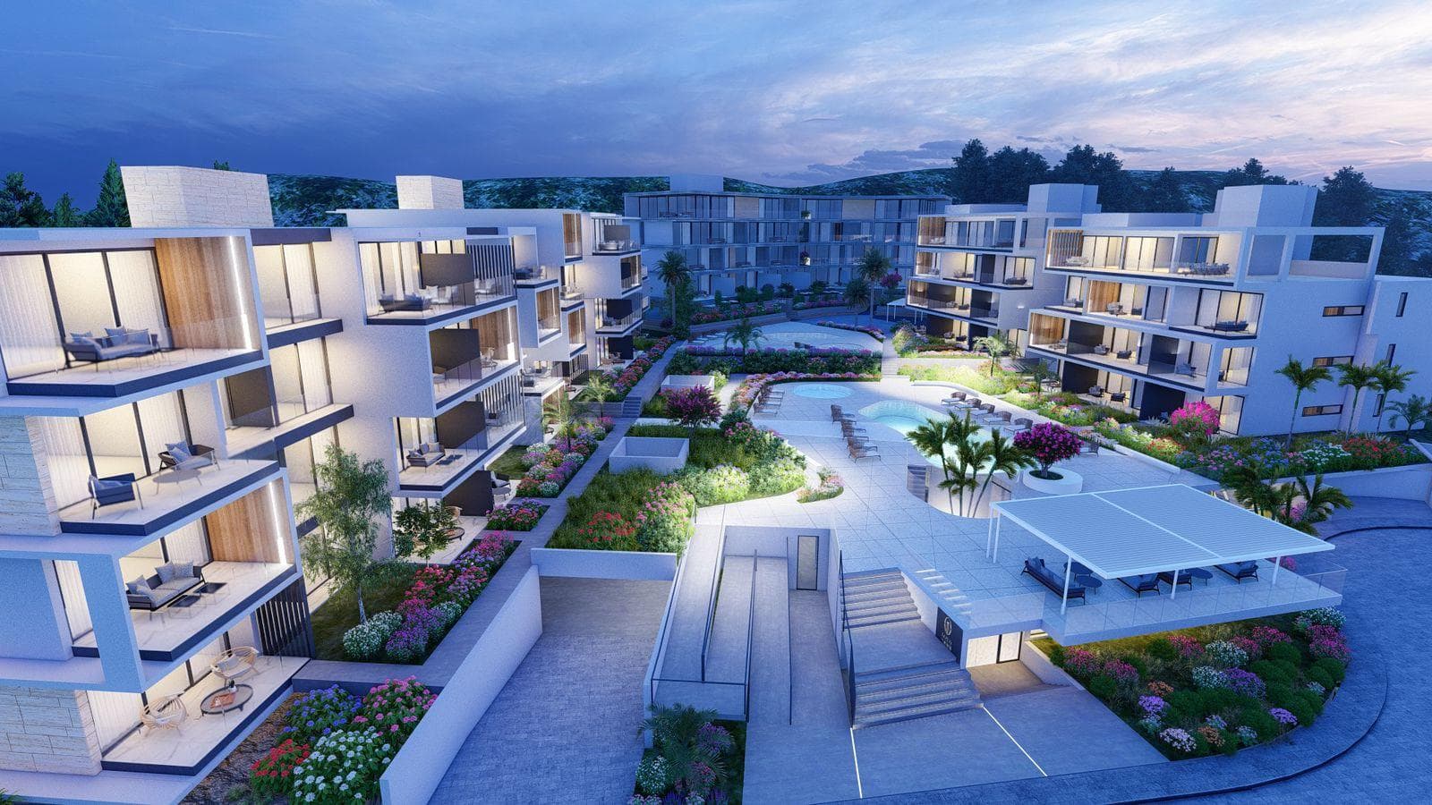 1-bedrooms apartments in Limassol, Cyprus.