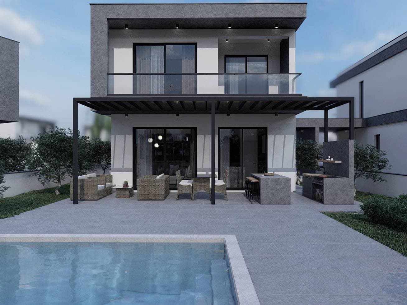4-bedrooms house in Limassol, Cyprus.