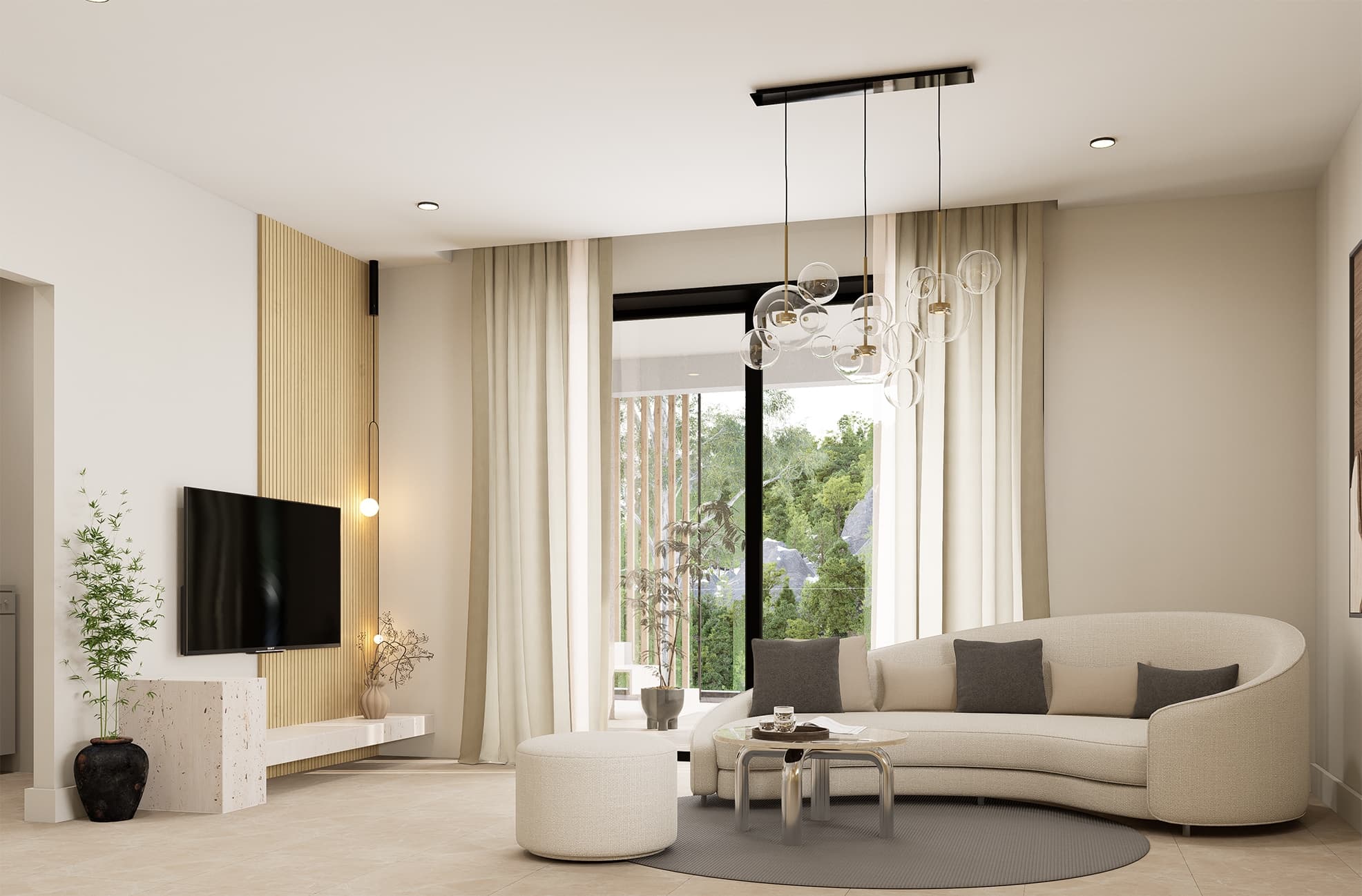 2-bedrooms apartments in Limassol, Cyprus.