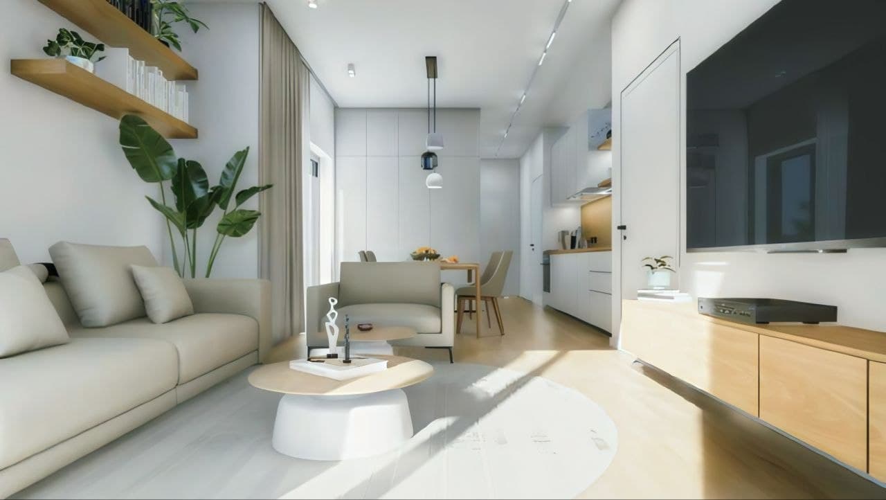 2-bedrooms apartments in Limassol, Cyprus.