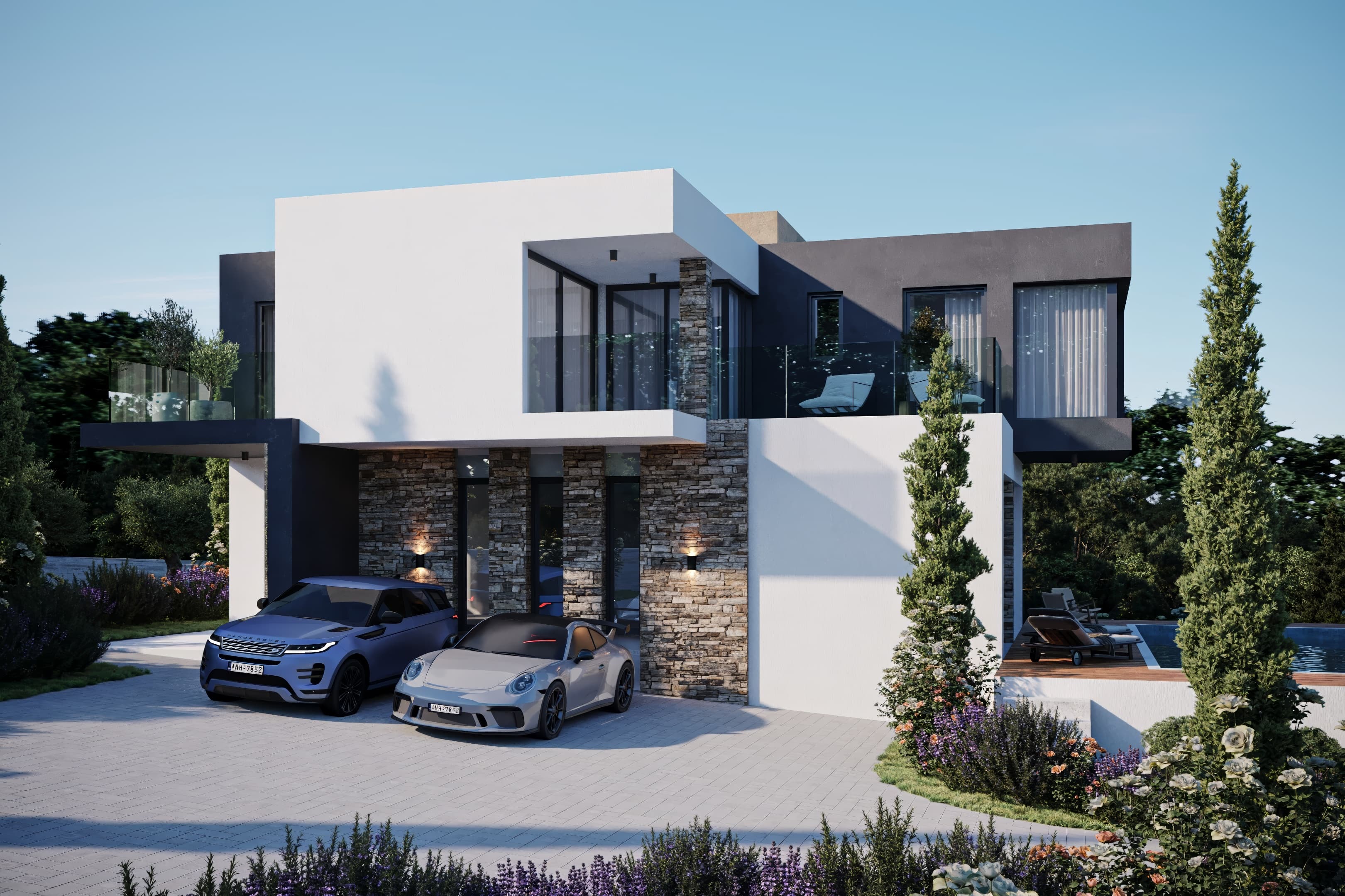 3-bedrooms house in Paphos, Cyprus.