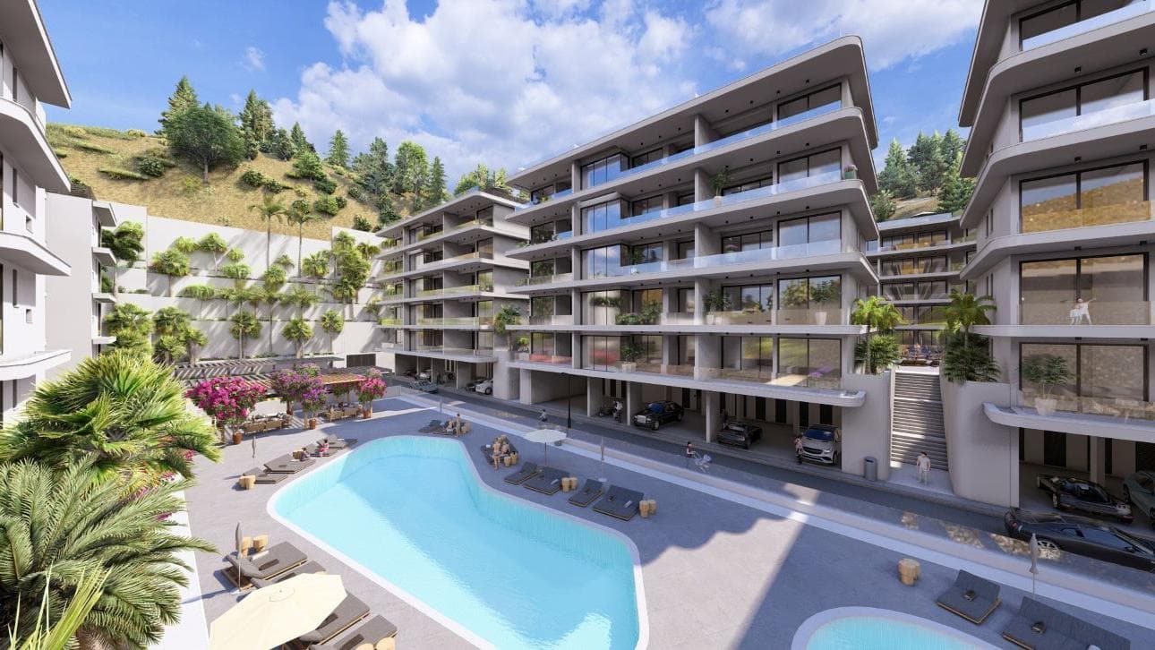 2-bedrooms apartments in Limassol, Cyprus.