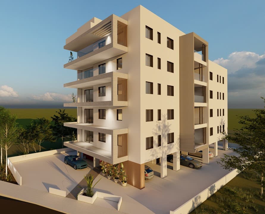 2-bedrooms apartments in Nicosia, Cyprus.
