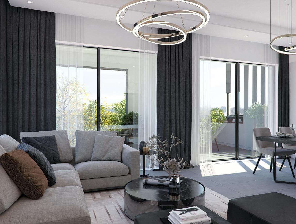 2-bedrooms apartments in Larnaca, Cyprus.