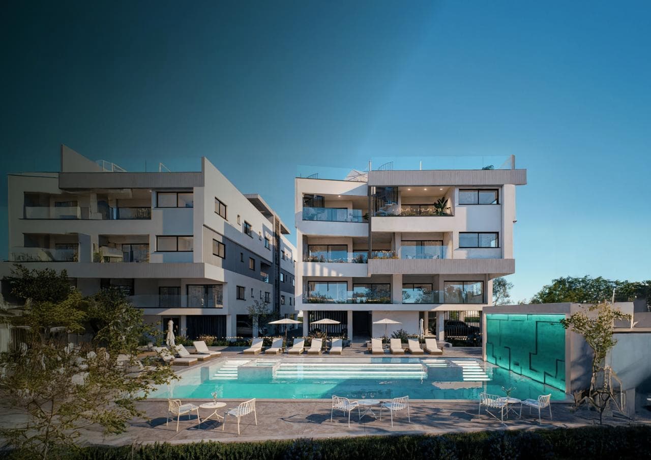 1-bedrooms apartments in Paphos, Cyprus.